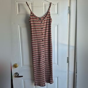 Wild Fable Womens Striped Bodycon Maxi Midi Dress